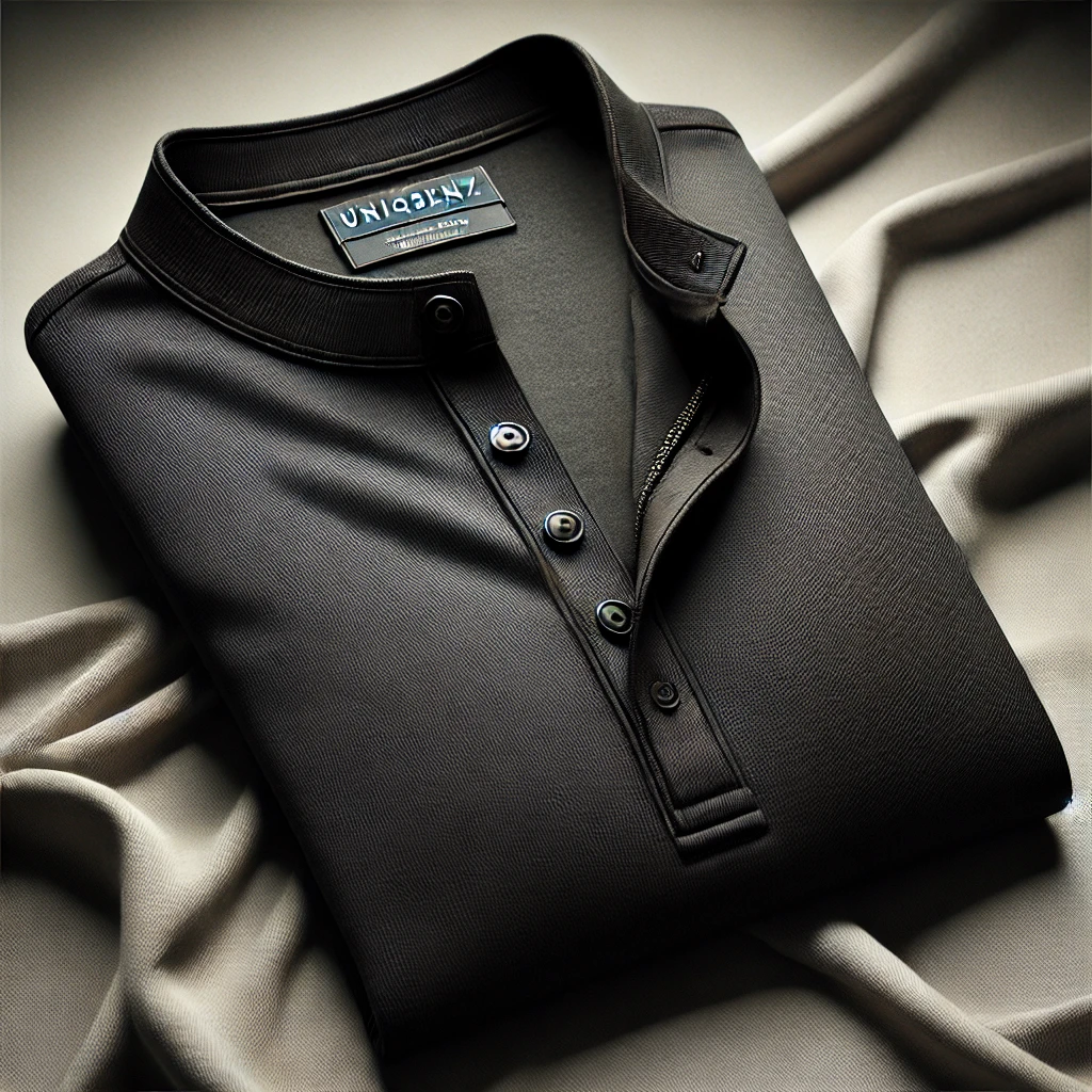 UniqSenz Henley Polo T-shirt